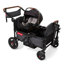 Voya Stroller Car Seat Adapter Nuna Cybex Britax - Black