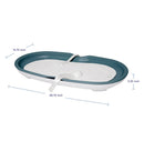 Ubbi Foam Changing Pad - Green/Blue