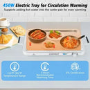 Electric Food Warmer Buffet Server - Silver