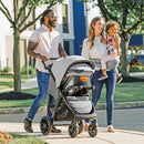 Bravo LE 3-in-1 Quick-Fold Trio Travel System - Driftwood Grey
