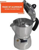 6-Cup Stovetop Espresso Maker - Silver