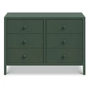 Birdie 6-Drawer Dresser - Forest Green