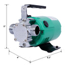 330 GPH Utility Pump with 6-Foot Hose Kit for Garden, Pool, Hot Tub, Rain Barrel
