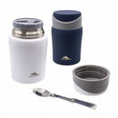 High Sierra Stainless Steel Food Jar with Foldable Spork, 2-Pack, 24 oz