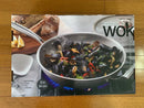 13-Inch Stainless Steel Tri-Ply Wok With Lid And Spatula - Silver