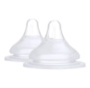 RealFeel Baby Bottle Nipples - Stage 3 - White - 2pk
