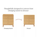 Gelato 3-Drawer Changer Dresser with Removable Changing Tray - Honey