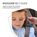 Backless Booster Car Seat with Rigid Latch - Gray
