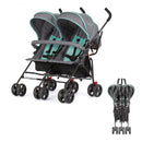 Volgo Twin Umbrella Stroller in Mint