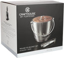 Professional Round Ice Bucket with Tongs