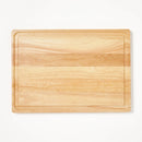 14" X 20" Rubberwood Carving Board With Juice Groove