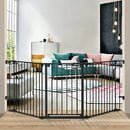 Extra Wide 80 Inch Auto Close Dog Gate - 3 Panels