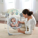 Comfort 2 Go Compact Portable Baby Swing with Music - Fanciful Forest