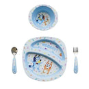 4-Piece Toddler Dinnerware Set - Bluey