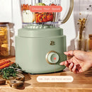 10-Cup Food Processor with Accessories, Sage Green by Drew Barrymore