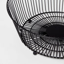 2-Tier Fruit Basket with Banana Hanger - Black