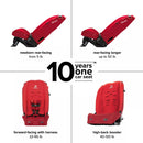 Radian 3R All-in-One Convertible Car Seat - Red Cherry