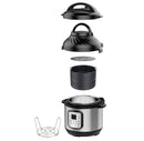 6qt Pressure Cooker Air Fryer - Silver