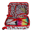Hardside Carry On Spinner Suitcase - Red/White