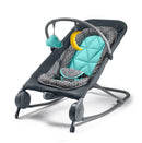2-in-1 Bouncer & Rocker Duo - Gray and Teal