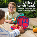 Kids Leak-Proof Lunch Box - Red/Royal