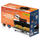 Grill & Waffle Maker - Silver