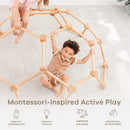 Wood Dome Climber - Natural Wood