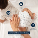 Luxury Disposable Diapers - Size 1 - 108ct