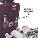 Back Seat Car Organizer for Kid Toys, Books, and Snacks - Black