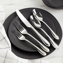 20pc Brynn Flatware Set Silver: Stainless Steel, Service for 4