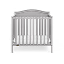Stella 4-in-1 Convertible Mini Crib with Bonus Mattress - Pebble Gray