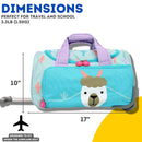Kids Travel Duffle Bag with Wheels - Llama