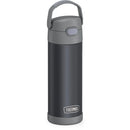 16oz Stainless Steel FUNtainer Water Bottle - Charcoal Pearl