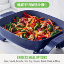 Electric Skillet - Blue