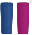 Stainless Steel 18oz Travel Tumbler 2-Pack - Black and Gray