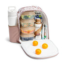 Insulated Lunch Kit with 4 Containers - Mushroom Liquid Marble