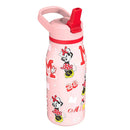 Zak Designs 14oz Minnie Mouse Tranquility Sip Water Bottle