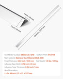 Stainless Steel Wall Corner Protector - Silver