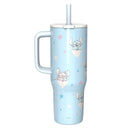 30oz Stainless Steel Vacuum Straw Tumbler with Handle