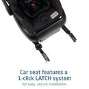 Zelia Pro 5-in-1 Travel System with Mico Pro Infant Car Seat - Caspian Caviar