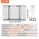 Extra Wide Safety Gate - Black