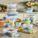 Plastic Storage Container Set - Clear