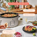 4Qt Slow Cooker with Touch-Activated Display - Taupe