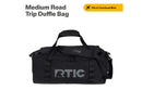 Medium Carry On Structured Collapsible Duffel Bag - Black