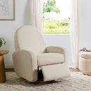 Nami Electronic USB Recliner Light Wood Base - Ivory Boucle
