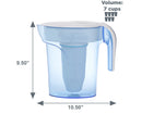 7 Cup Water Filtration Pitcher with Ready-Pour
