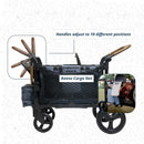 Luxury Comfort Stroller Wagon 2 Passenger - Steel Blue