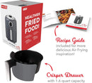 Compact Air Fryer - 2 Quart - Cool Grey Grey Air Fryer