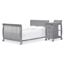Kalani 4-in-1 Convertible Crib and Changer - Grey