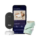 Dream Duo Gen 3 All-in-One Smart Baby Breathing and Movement Monitoring Bundle with Sock & 2K HD Cam - Mint